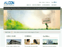 Tablet Screenshot of alconhomes.com